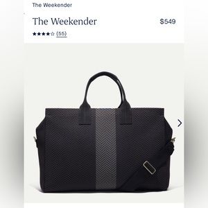 NWT Rothy’s Shadow Black Weekender
